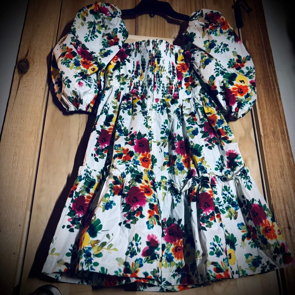🆕 Cara Cara ‘Jessica’ Floral Puff Sleeve Women's Mini Dress (Sample Print) - Picture 8 of 11